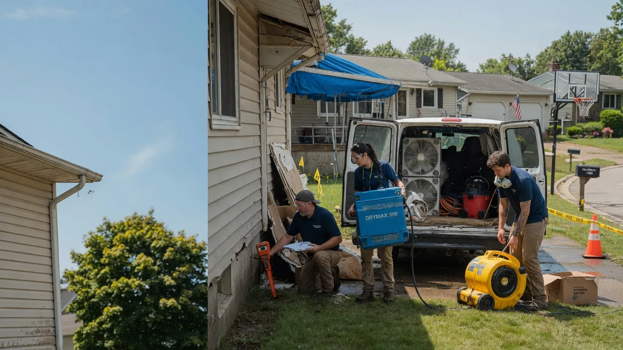 Ceiling Leak Cleanup in Bay City, WI near me