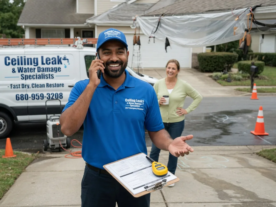Ceiling Leak Cleanup Bay City, WI FAQs